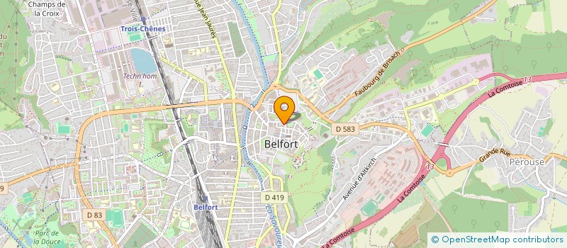 localisation de l'entreprise MAISON VUILLAUME SARL à BELFORT
