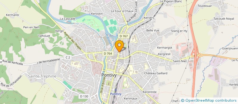 localisation de l'entreprise MAISON WASSILIEFF D'ESPALUNGUE  PONTIVY