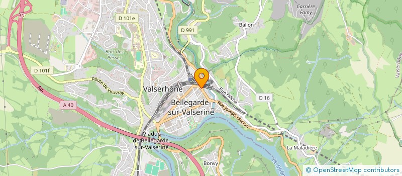 localisation de l'entreprise MAISON WATAMI BELLEGARDE à VALSERHONE
