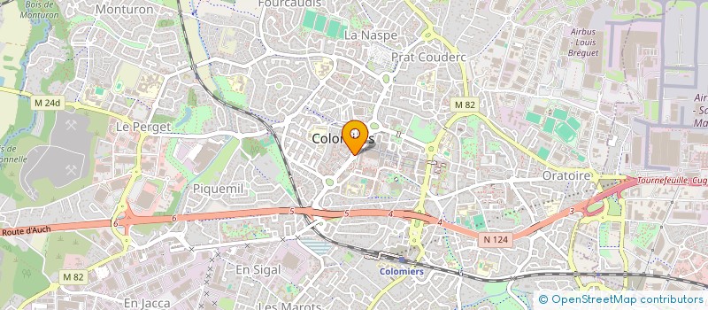 localisation de l'entreprise MAISON WEBER à COLOMIERS