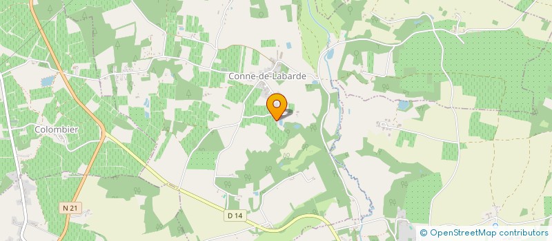 localisation de l'entreprise MAISON WESSMAN HOSPITALITY  CONNE-DE-LABARDE