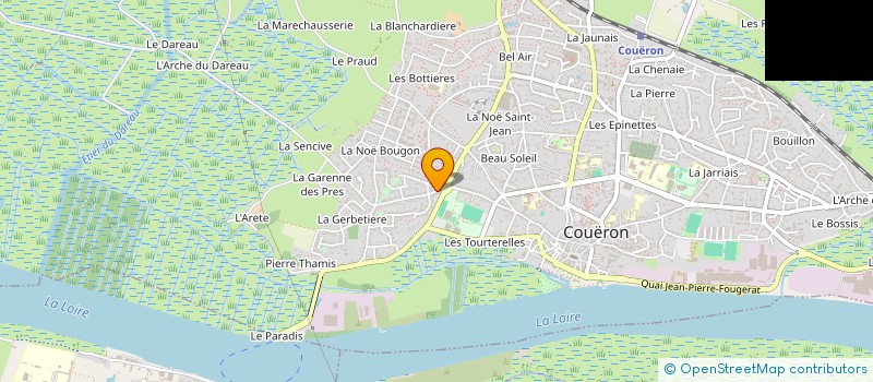 localisation de l'entreprise MAISON WOODEN à COUERON