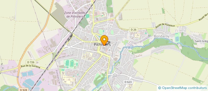 localisation de l'entreprise MAISON YE à PITHIVIERS