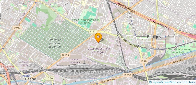 localisation de l'entreprise MAISON YVES DORSEY  BOBIGNY