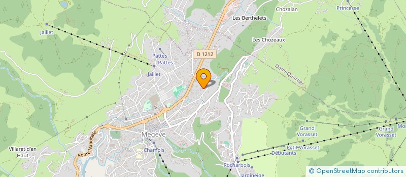 localisation de l'entreprise MAISON ZANNIER  MEGEVE