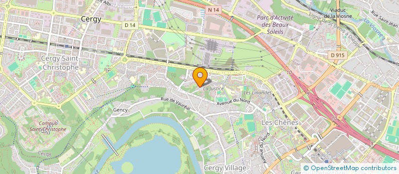 localisation de l'entreprise MAISON114  CERGY