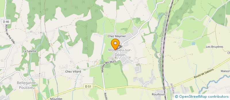 localisation de l'entreprise MAISONAC  MOISSIEU-SUR-DOLON