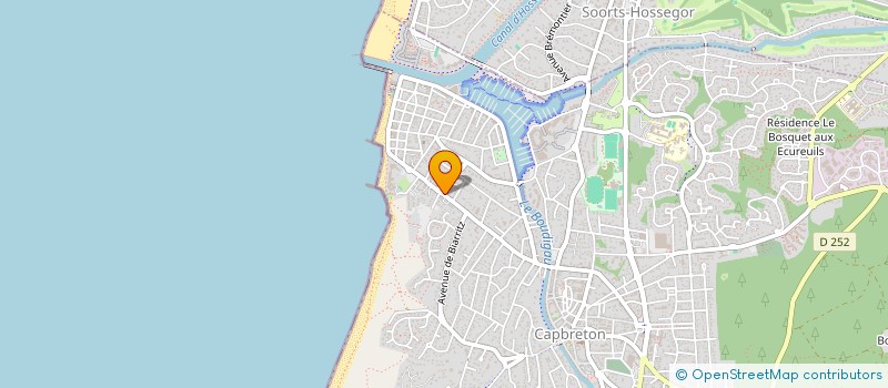 localisation de l'entreprise MAISONDELAPLAGE à CAPBRETON