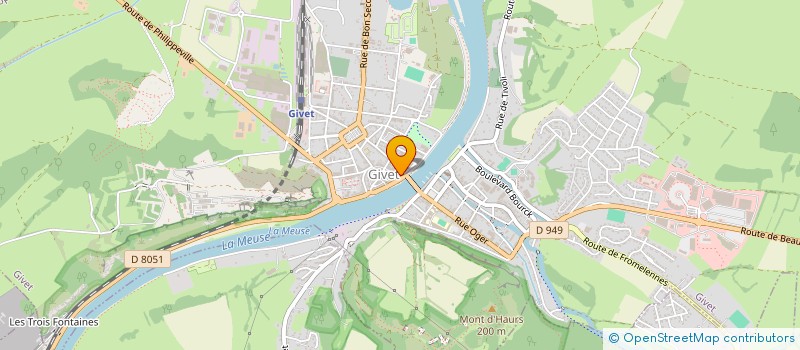 localisation de l'entreprise MAISONFORT FRANCE  GIVET