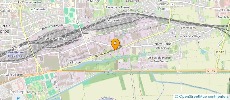 localisation de l'entreprise MAISONING ECO HABITAT  SAINT-PIERRE-DES-CORPS