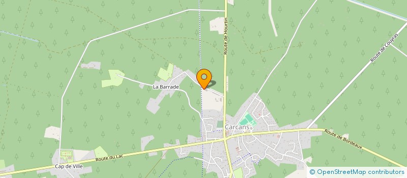 localisation de l'entreprise MAISONNAVE à CARCANS