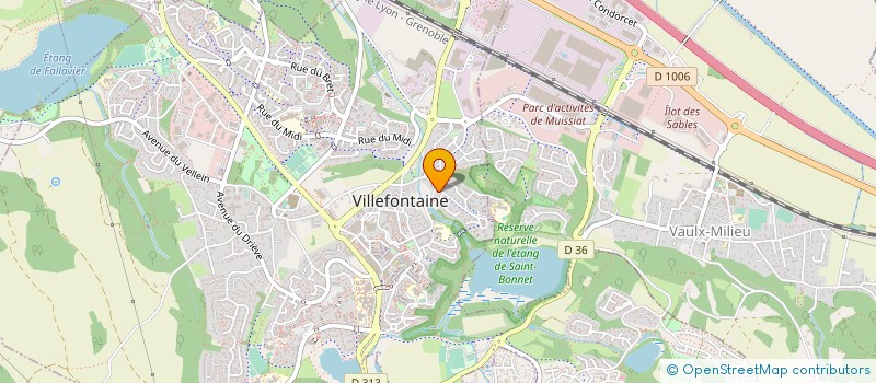 localisation de l'entreprise MAISONNEUVE  VILLEFONTAINE