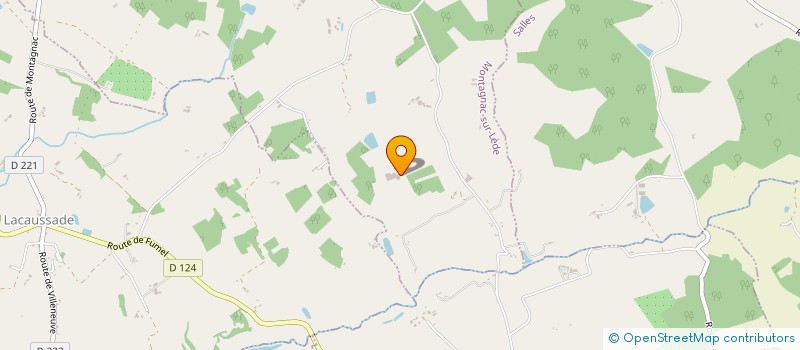 localisation de l'entreprise MAISONNEUVE BIOGAZ  MONTAGNAC-SUR-LEDE