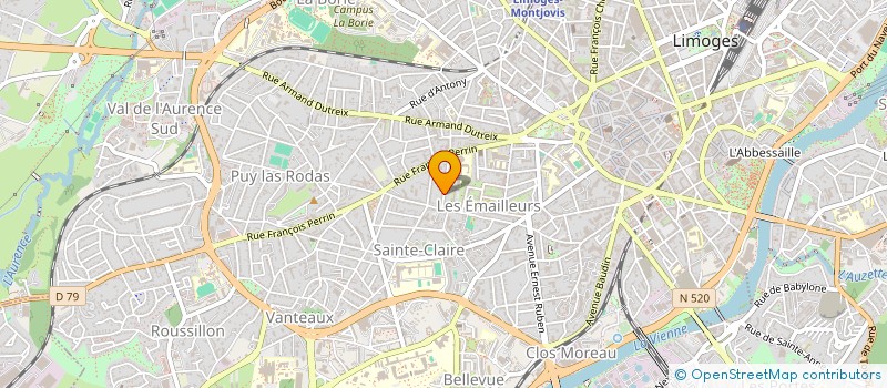 localisation de l'entreprise MAISONNIER HOLDING à LIMOGES