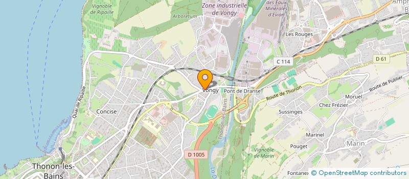 localisation de l'entreprise MAISONNINE à THONON-LES-BAINS