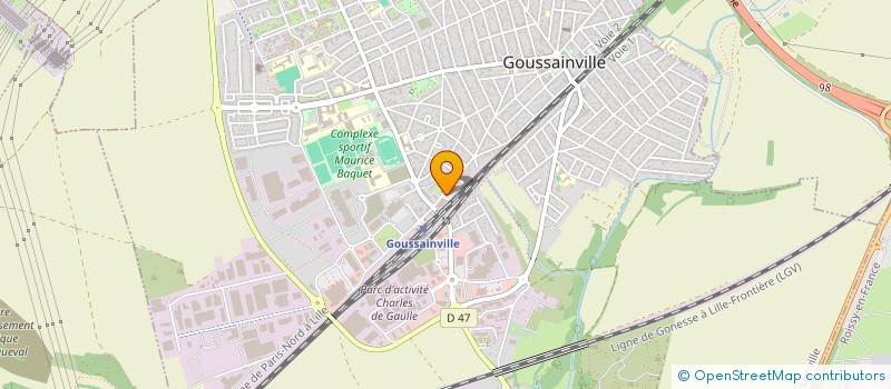 localisation de l'entreprise MAISONOVA  GOUSSAINVILLE