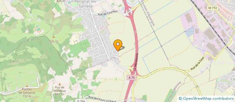 localisation de l'entreprise MAISONS 1G  PERIGNAT-LES-SARLIEVE