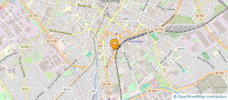 localisation de l'entreprise MAISONS 2000 à TOURCOING