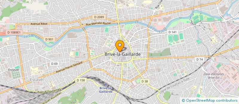 localisation de l'entreprise MAISONS 3B  BRIVE-LA-GAILLARDE