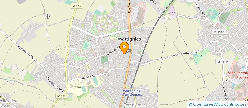localisation de l'entreprise MAISONS 5 ELEMENTS à WATTIGNIES