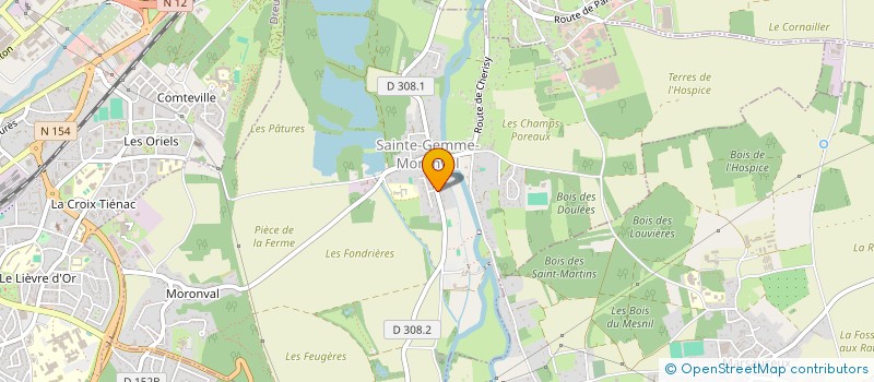 localisation de l'entreprise MAISONS AA INVEST & ASSOCIES à SAINTE-GEMME-MORONVAL