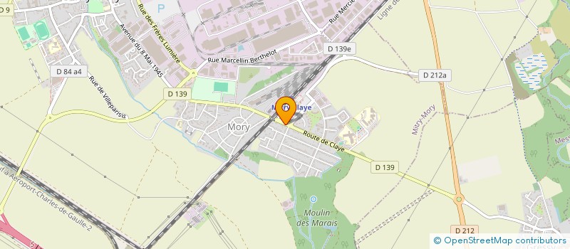 localisation de l'entreprise MAISONS ABITEA à MITRY-MORY