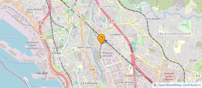 localisation de l'entreprise MAISONS ACROPOLE à MARSEILLE 15EME