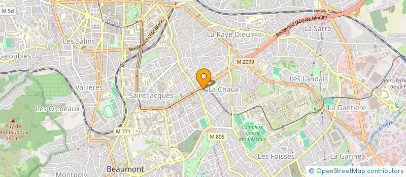 localisation de l'entreprise MAISONS ACTUEL à CLERMONT-FERRAND