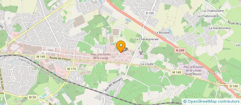 localisation de l'entreprise MAISONS ADELIE à HAUTE-GOULAINE