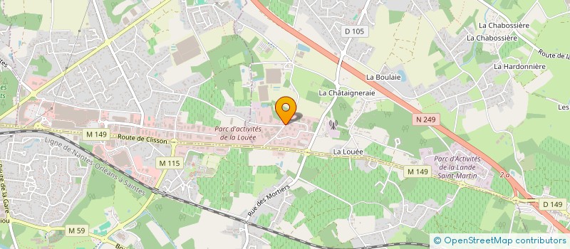 localisation de l'entreprise MAISONS ADELIE LA BAULE à HAUTE-GOULAINE