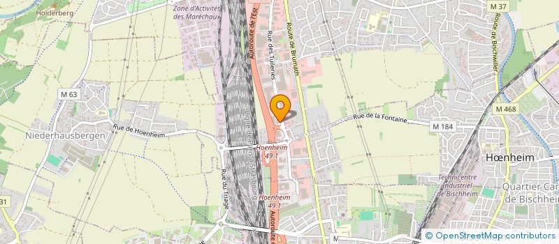 localisation de l'entreprise MAISONS AGATE  SOUFFELWEYERSHEIM