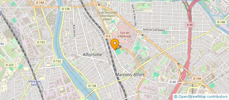 localisation de l'entreprise MAISONS-ALFORT TENNIS CLUB à MAISONS-ALFORT
