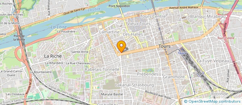 localisation de l'entreprise MAISONS ALLIANCE  TOURS