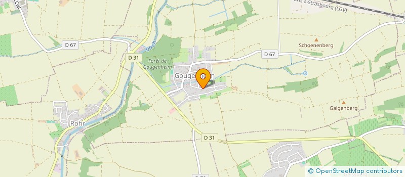 localisation de l'entreprise MAISONS ALSACIENNES  DE GOUGENHEIM  GOUGENHEIM