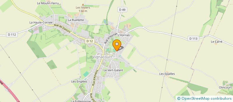 localisation de l'entreprise MAISONS ALYA  VIGNACOURT