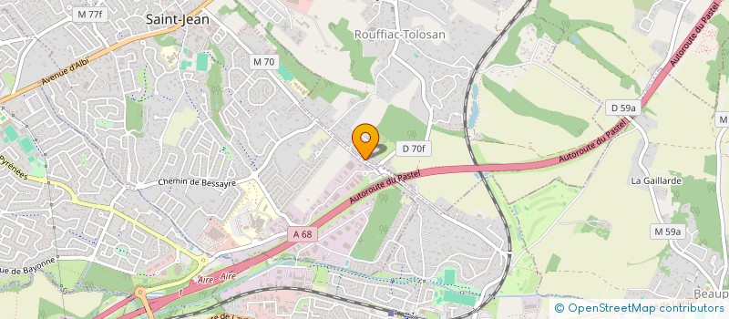 localisation de l'entreprise MAISONS AMA  ROUFFIAC-TOLOSAN