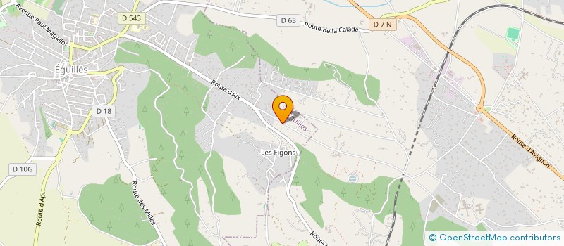 localisation de l'entreprise MAISONS ARCANES  EGUILLES