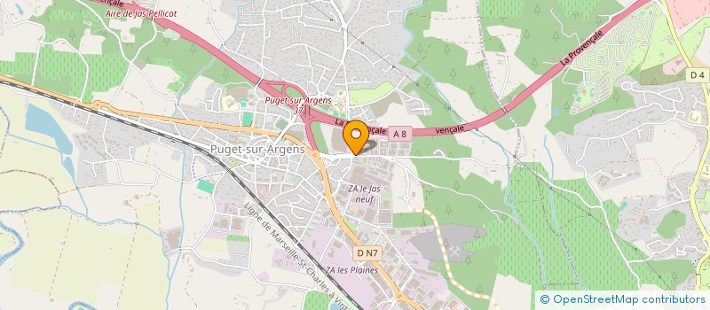 localisation de l'entreprise MAISONS ART DE VIVRE  PUGET-SUR-ARGENS
