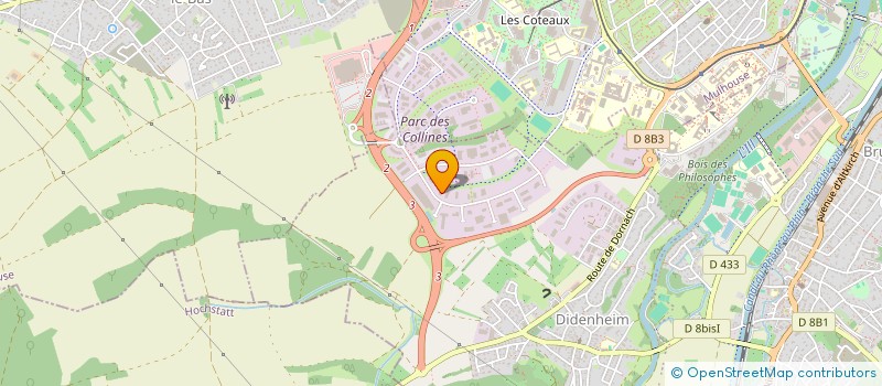 localisation de l'entreprise MAISONS ATOME à BRUNSTATT-DIDENHEIM