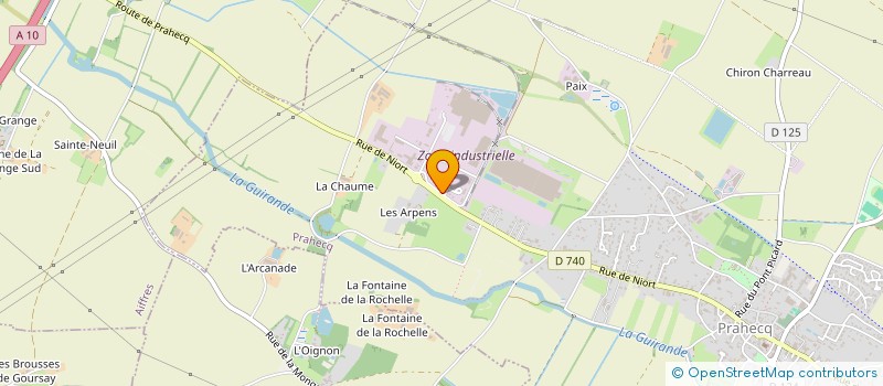 localisation de l'entreprise MAISONS AUTONOMES  PRAHECQ