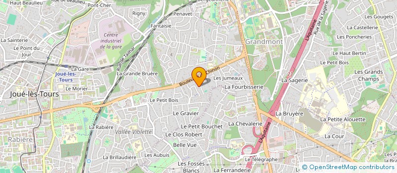 localisation de l'entreprise MAISONS BARISTYL à JOUE-LES-TOURS