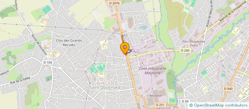 localisation de l'entreprise MAISONS BATEC  SAINT-DOULCHARD