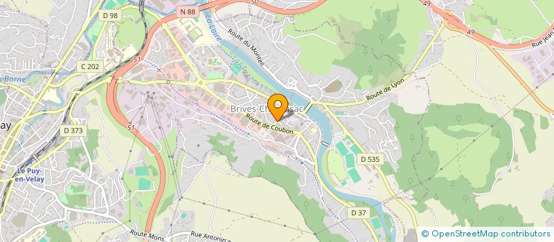 localisation de l'entreprise MAISONS BATI VELAY à BRIVES-CHARENSAC