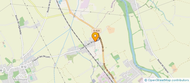 localisation de l'entreprise MAISONS BATIMAT  AUTERIVE