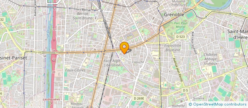 localisation de l'entreprise MAISONS BLEU PROVENCE  GRENOBLE