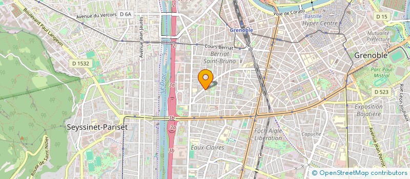 localisation de l'entreprise MAISONS BOIS  GRENOBLE