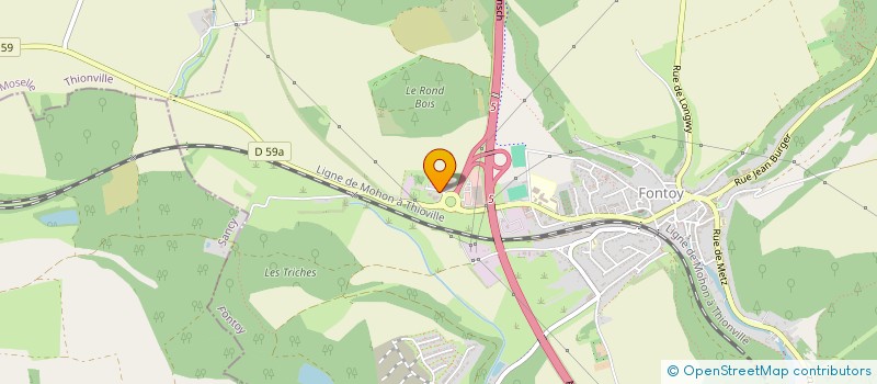 localisation de l'entreprise MAISONS BOIS LORRAINE  FONTOY