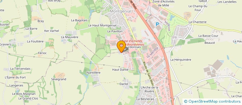 localisation de l'entreprise MAISONS BRM à LA MEZIERE