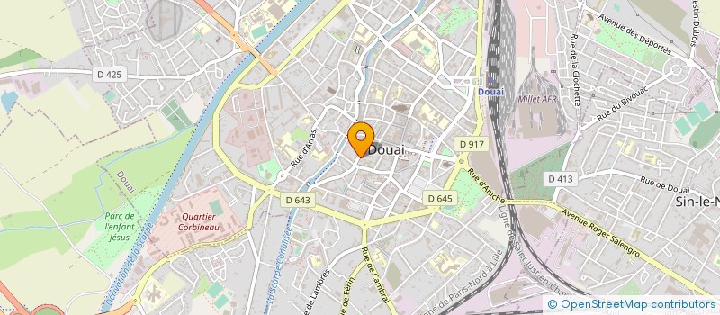 localisation de l'entreprise MAISONS & CITES ACCESSION  DOUAI