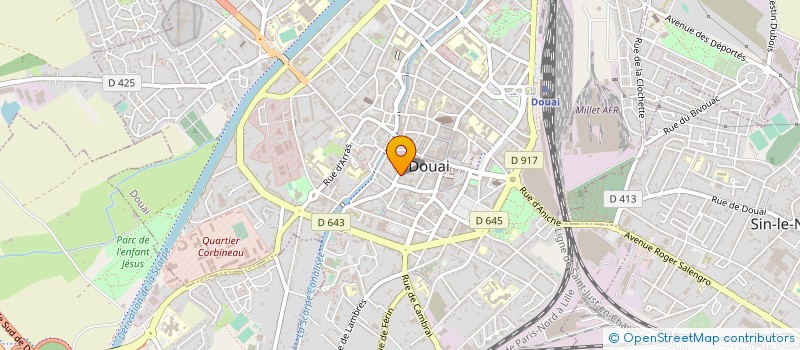 localisation de l'entreprise MAISONS & CITES SOCIETE ANONYME D'HLM à DOUAI